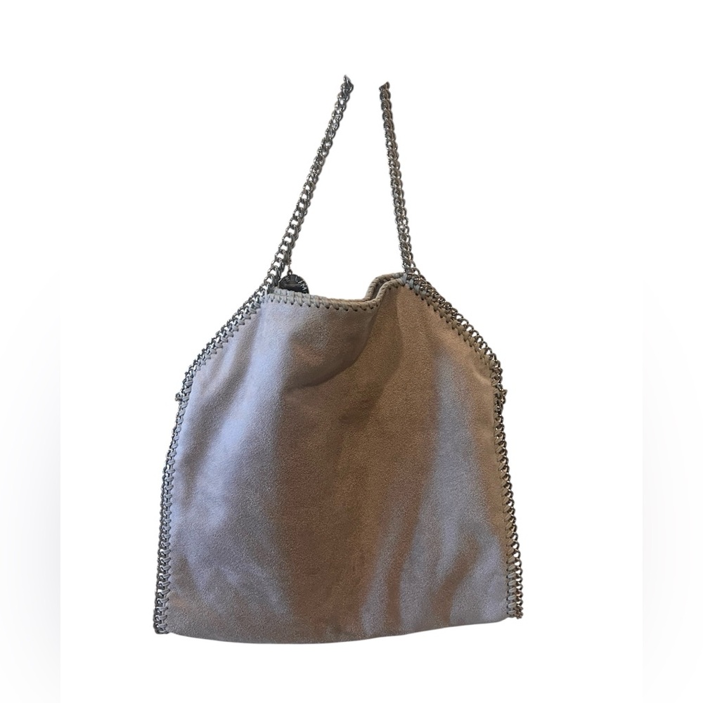 Stylish Brown Chain-Trimmed Women's Bag - Picture 3 of 4